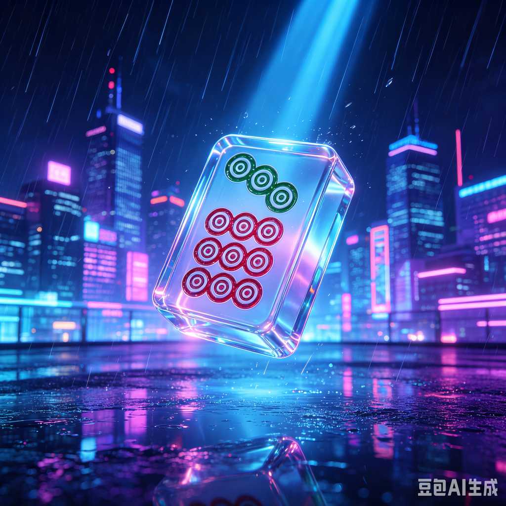 gradient green mahjong set